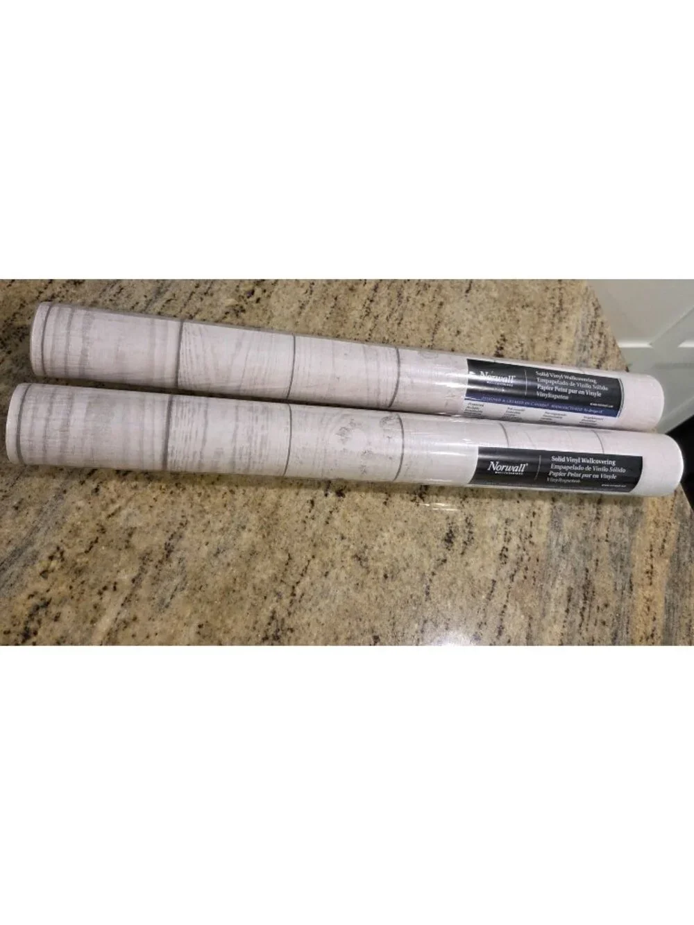2 Rolls Norwall CK36615 Barn Board Bolt Wallpaper Gray Wood Look